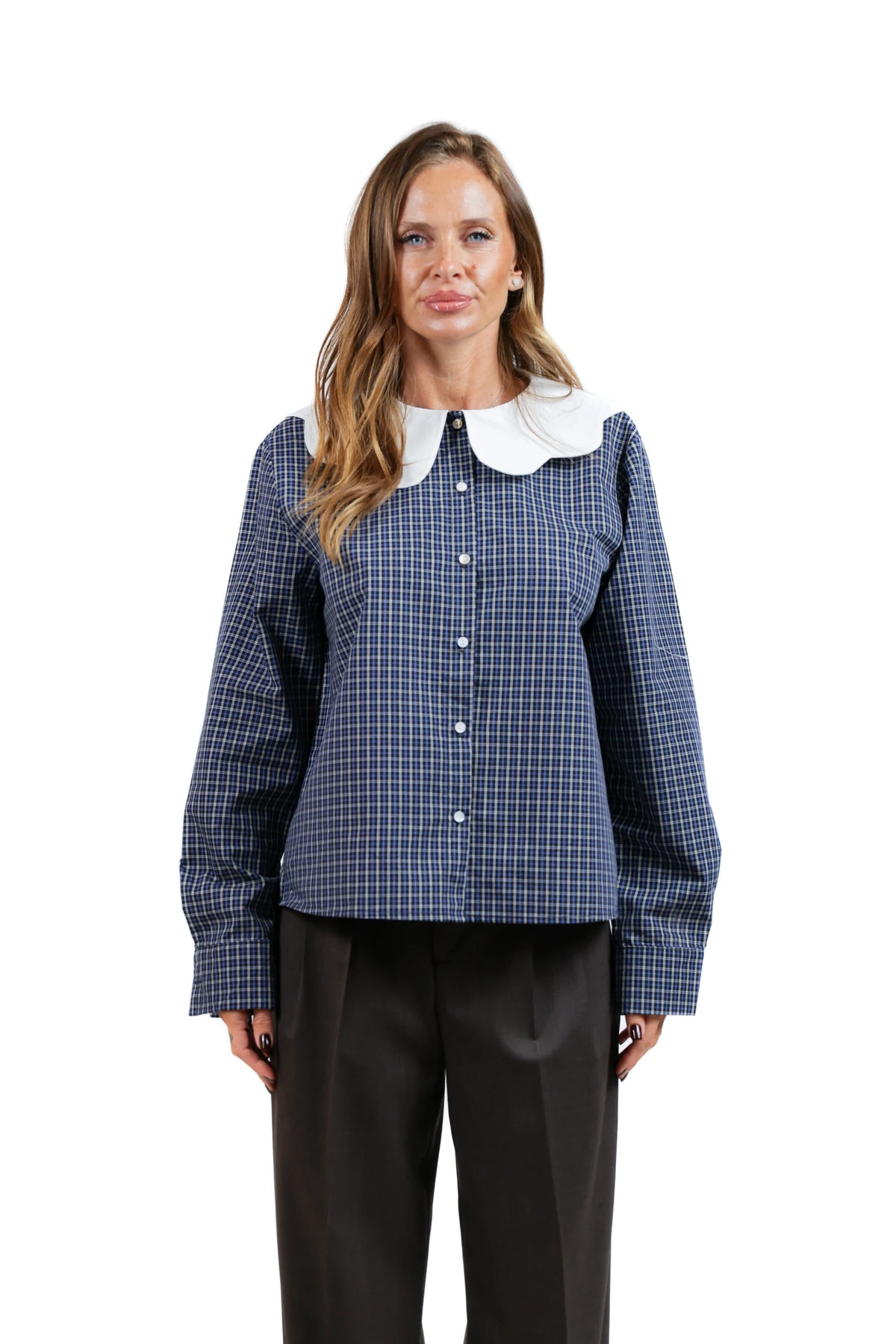 CHEMISE F050 BLUE