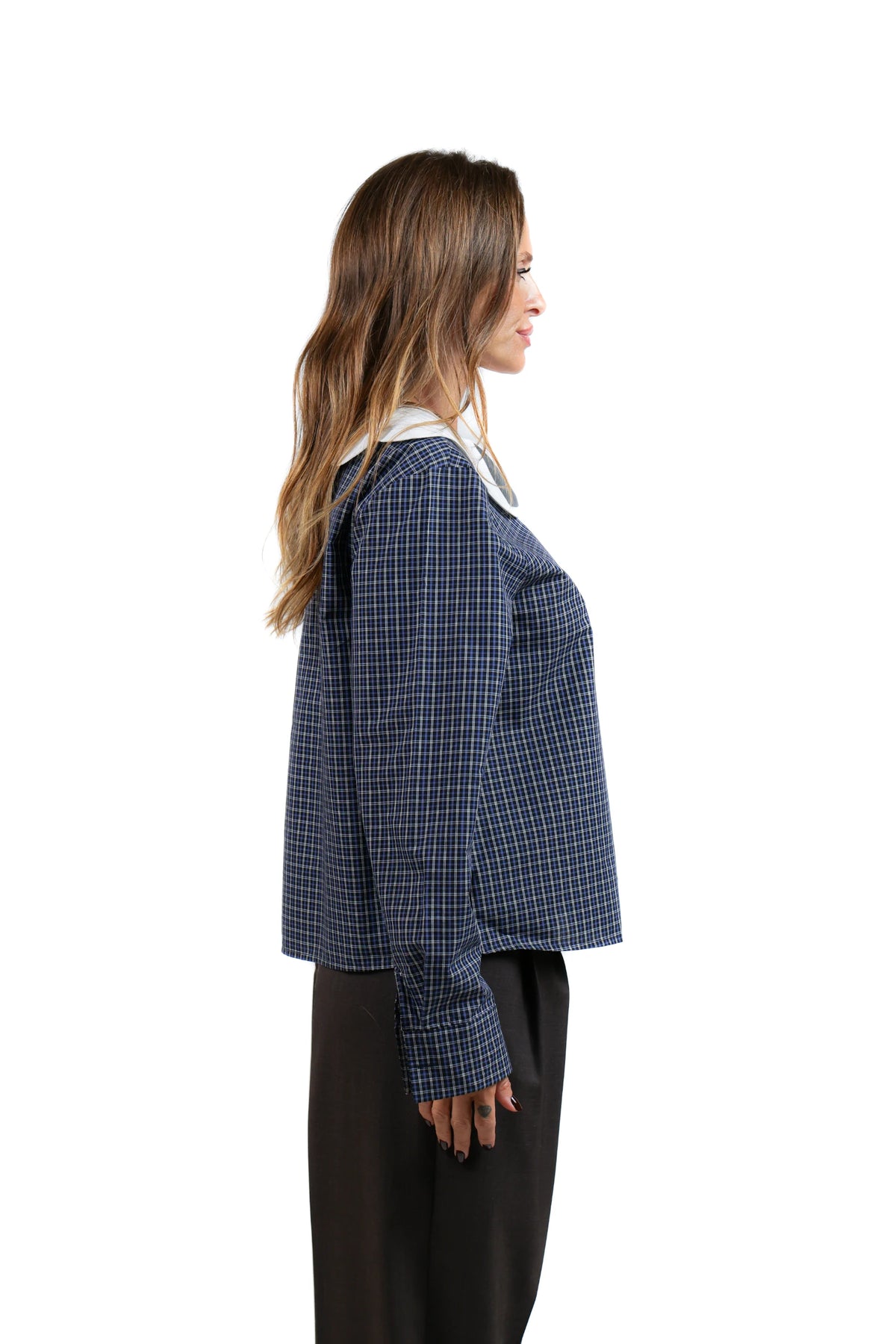 CHEMISE F050 BLUE