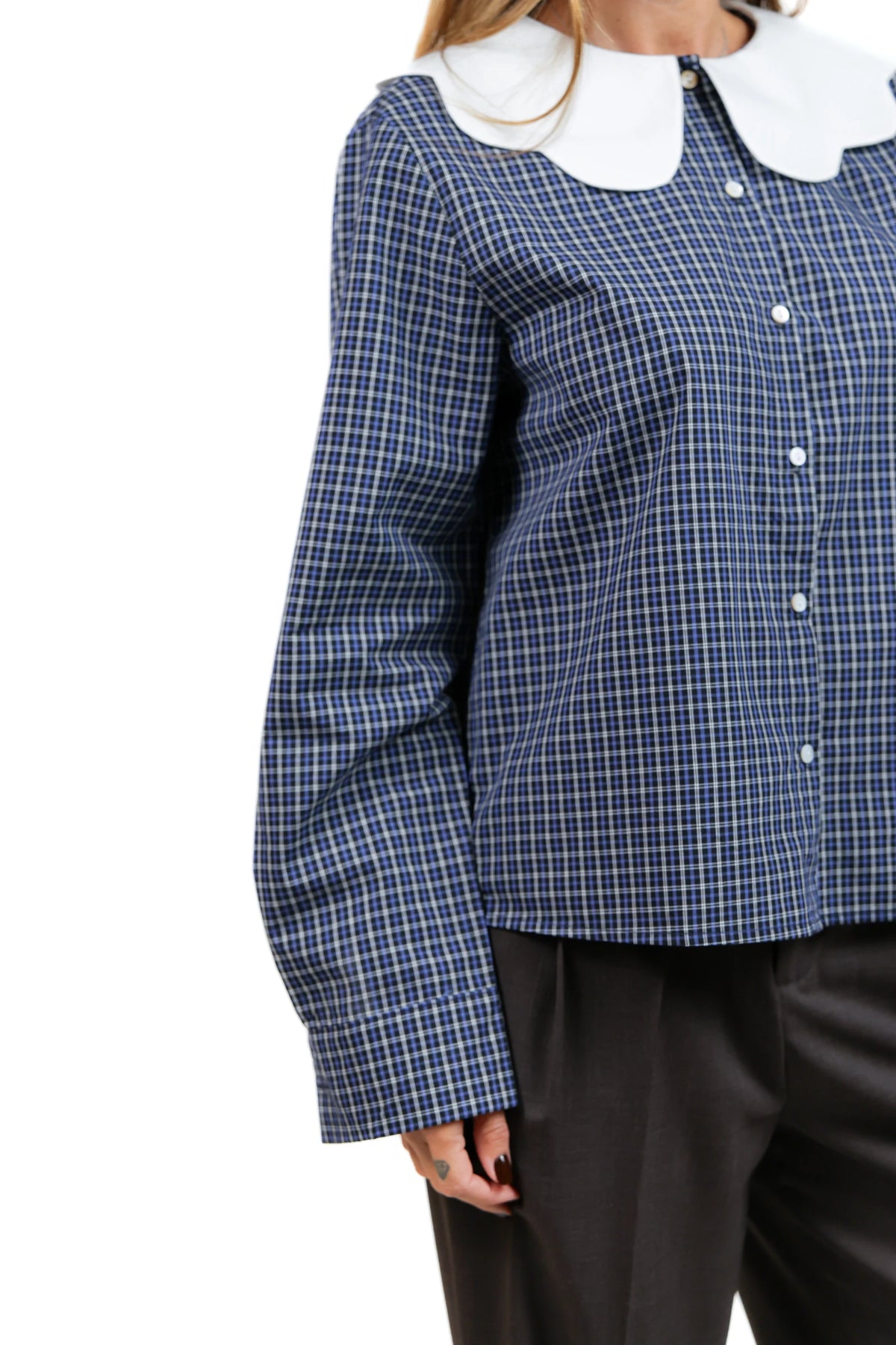 CHEMISE F050 BLUE
