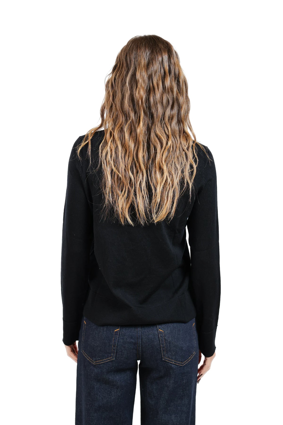THEA-POLO LANA MERINO NERA