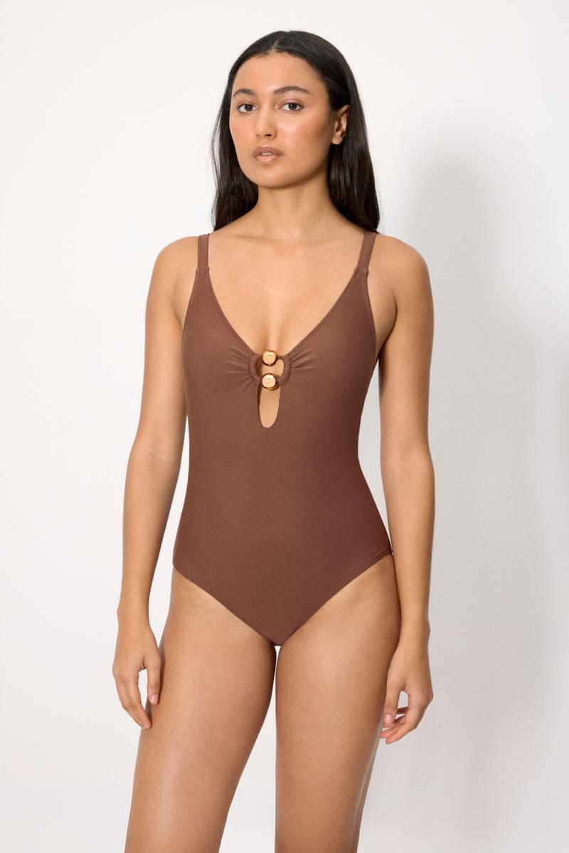 YSABEL-COSTUME INTERO NODO ORO MARRONE