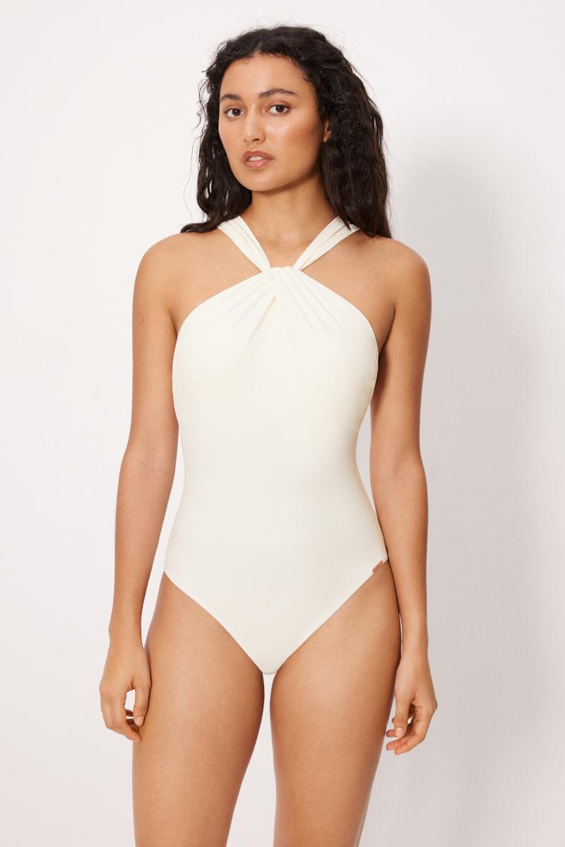 YSABEL-COSTUME INTERO SCOLLO AMERICANA AVORIO